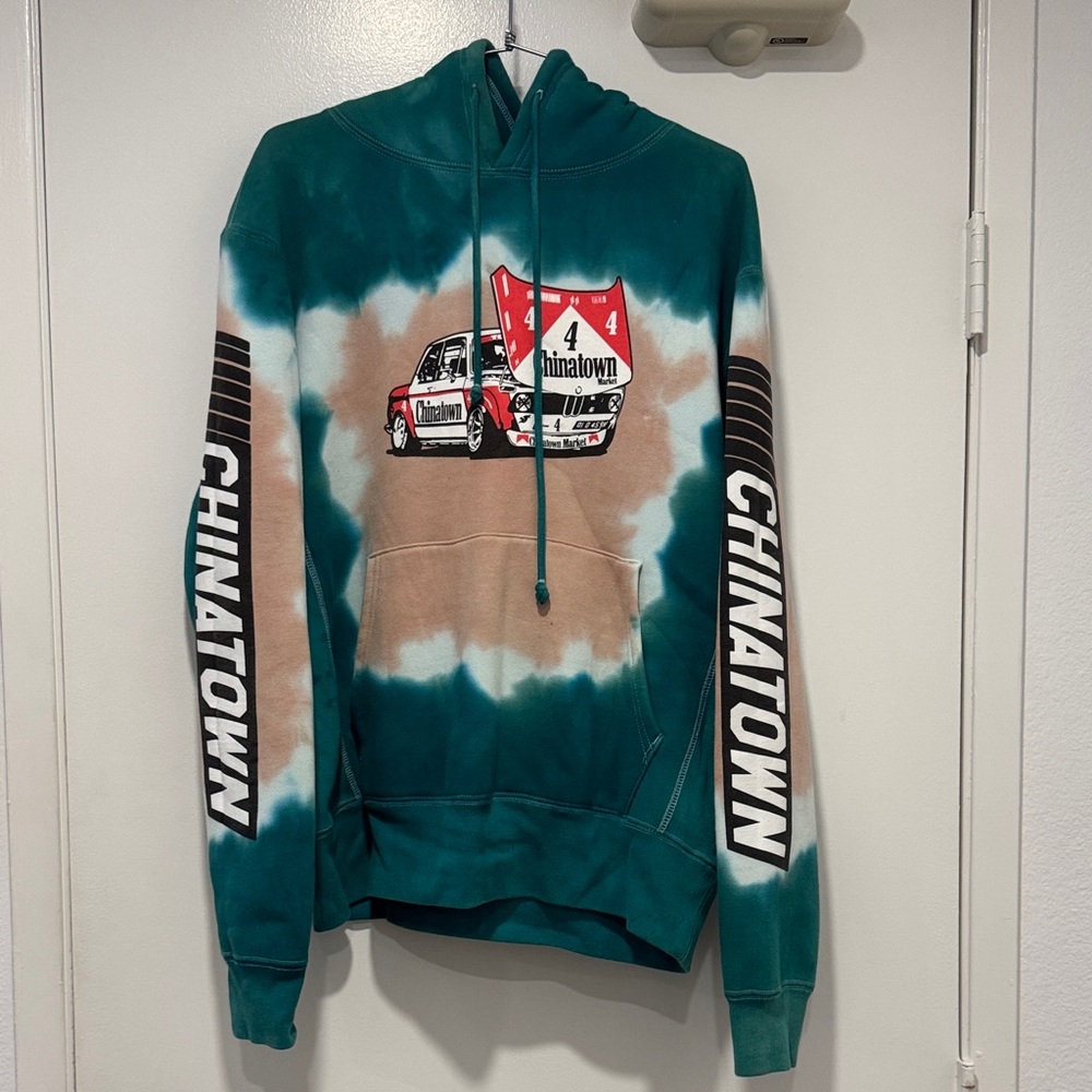 Chinatown Market Nascar Tie-Dye Hoodie